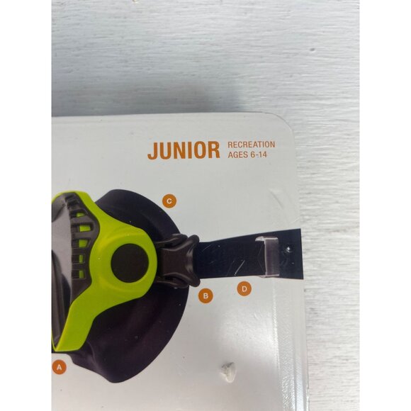Speedo Junior Wave Watcher Mask Ages 6-14 Adjustable Straps Anti-Fog New - Picture 8 of 10